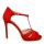 SANDALE ROSII PIELE INTOARSA HARMONY