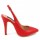 SANDALE STILETTO ROSII DECUPATE SPATE